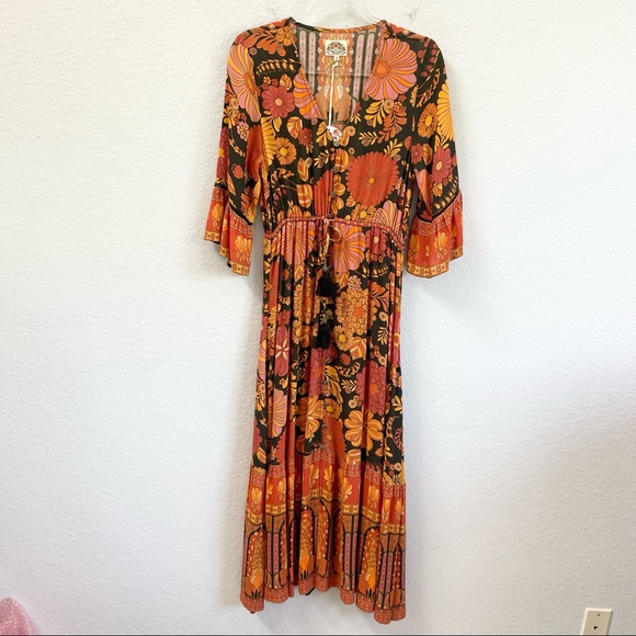 Nine Lives Bazaar Lady Love Dress Salsa - Picture 2 of 10